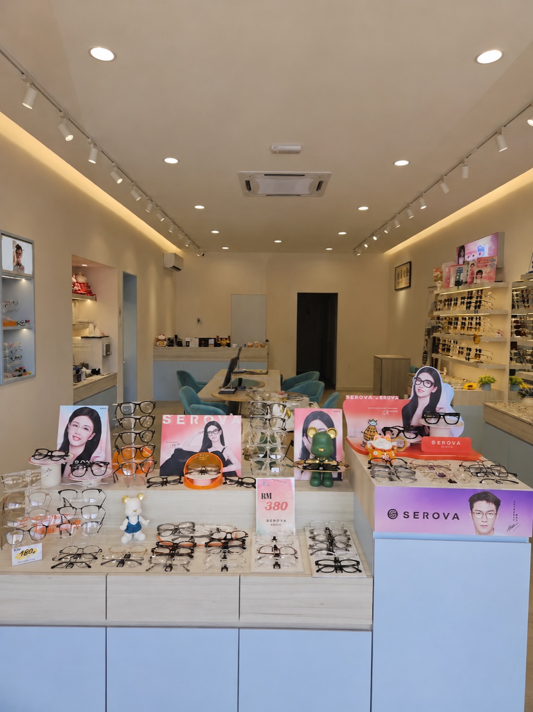 Inside a Moment Optical branch in Johor Bahru