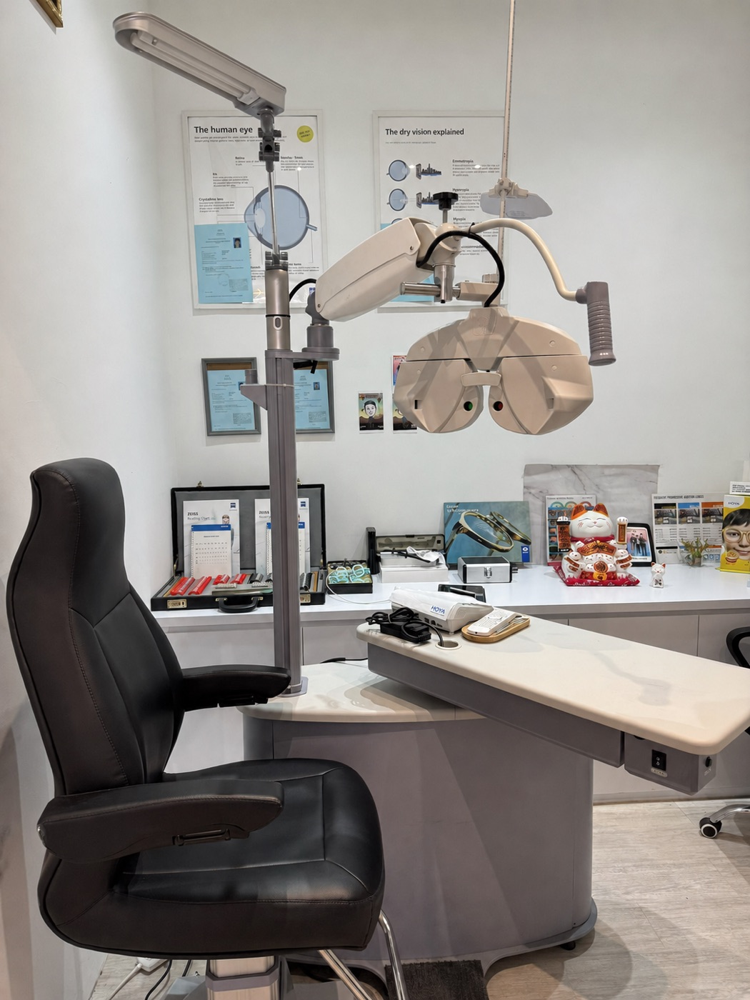 Professional eye examination
